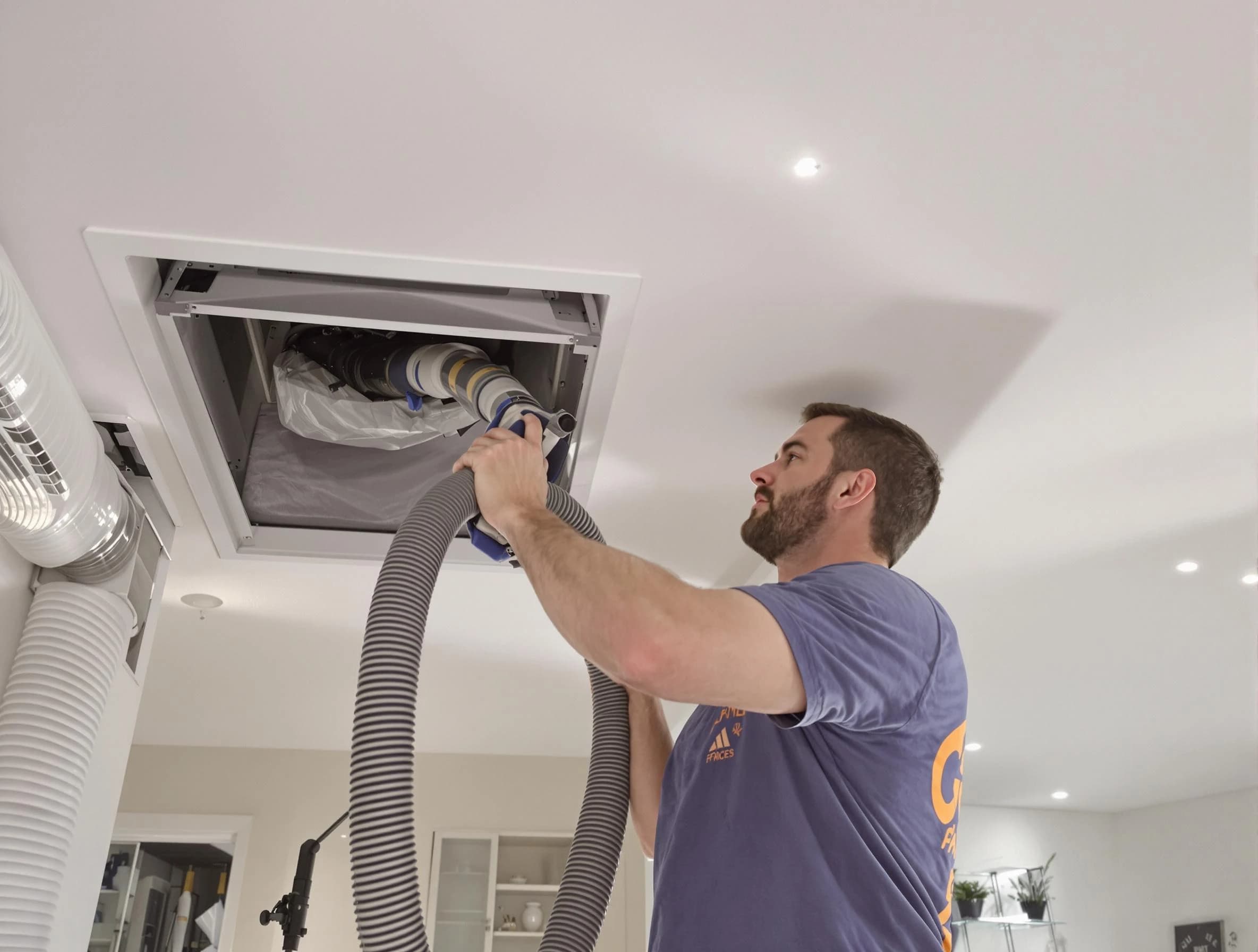 Precision indoor duct cleaning by Milford Air Duct Cleaning in Milford